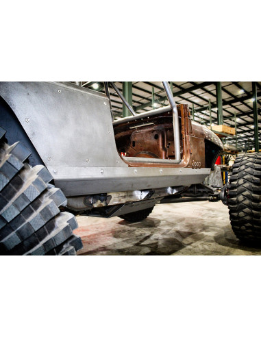 15" Stretch Boat Side Rocker Guards for Jeep YJ