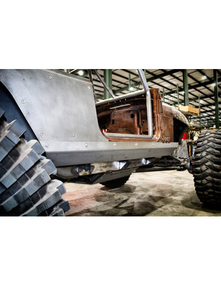 15" Stretch Boat Side Rocker Guards for Jeep YJ