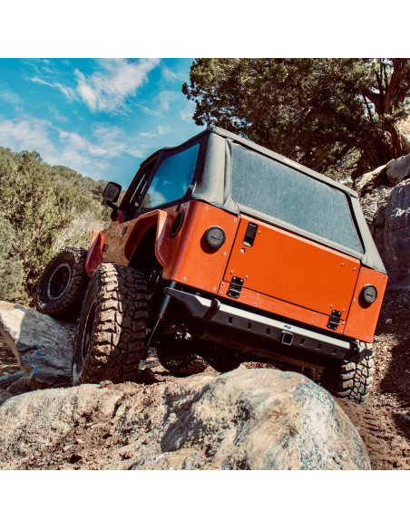 Crusher Rear Bumper for Jeep CJ/YJ/TJ/LJ