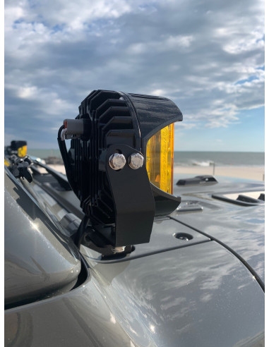 A-Pillar Light Mount Kit for Jeep JL/JT -...