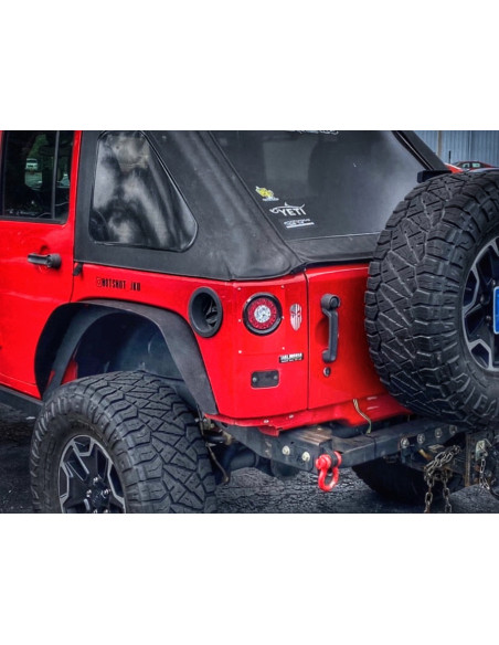 Round Tail Light Conversion Kit for Jeep JK/JKU