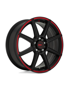 MR142 18X8 5X4.5/120 S-BLK RED 45MM