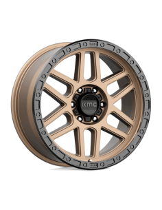 KM544 17X9 6X4.5 M-BRZ BLK LP 18 CB 66.1