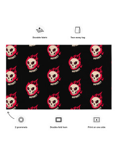 BANDERA MOTOBILT SKULLS ON FIRE