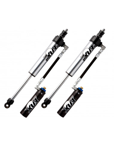 PAIR FOX RACING SHOCKS 2.5" ADJUSTABLE DUAL SPEED INTERNAL BYPASS FRONT JEEP JK 2.5" TO 4"