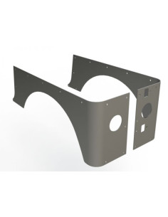 4" Stretch Corner Guards for Jeep TJ - Steel