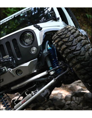 Crusher Front Fender 2" Flare for Jeep JK / JKU...