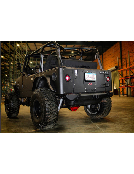 Crusher Rear Fender 4" Flare for Jeep TJ/LJ