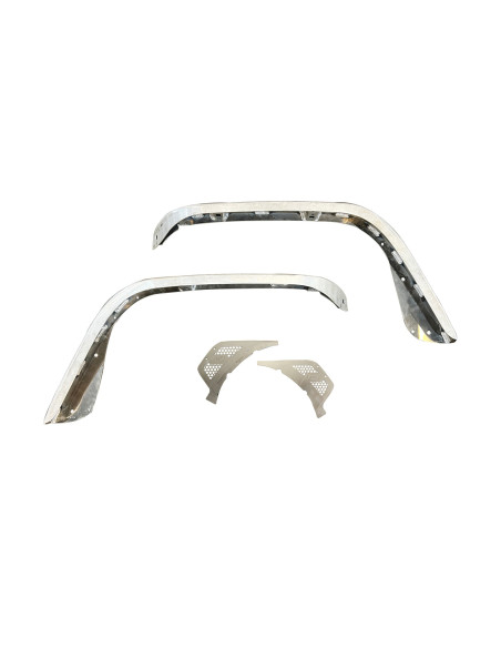 Crusher Front Fender Flares for Jeep JL/JLU/JT Gladiator - Aluminum