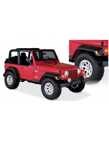 BUSHWACKER ALETINES POCKET STYLE 4PC JEEP...