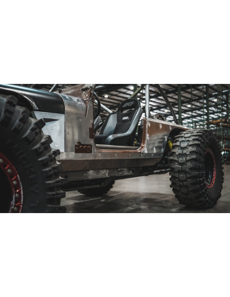 ARMADURA DE ALEACION DE ALUMINIO PARA COWL JEEP YJ / CJ MOTOBILT