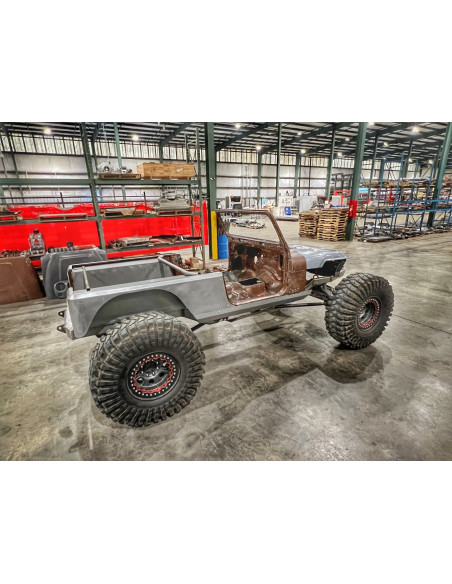 15" Stretch Over the Rail Corner Armor for Jeep YJ
