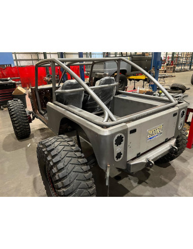 15" Stretch Over the Rail Corner Armor for Jeep YJ