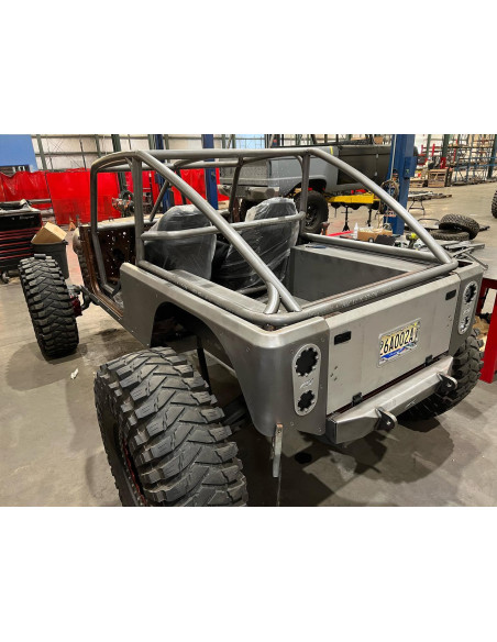 15" Stretch Over the Rail Corner Armor for Jeep YJ