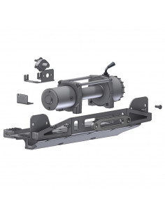 WINCH ALPHA 9.9 CON SISTEMA DE SOPORTE HORNTOOLS HILUX 05-15