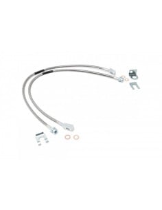 ROUGH COUNTRY Stainless Steel Front Brake Lines 4-6" Lift...
