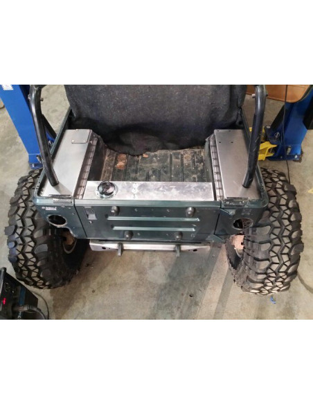High Clearance Rear Fender Tops for Jeep CJ / YJ - W/O Holes
