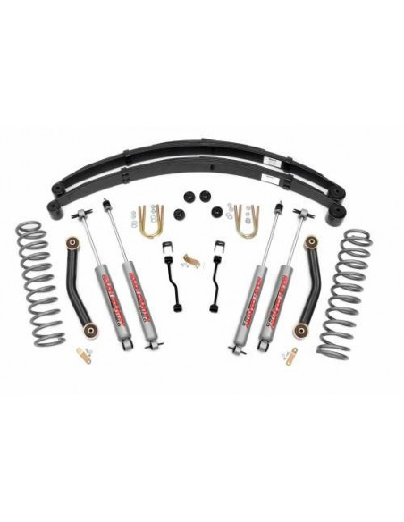 ROUGH COUNTRY SUSPENSION KIT 4.5" RR Springs | Jeep Cherokee XJ