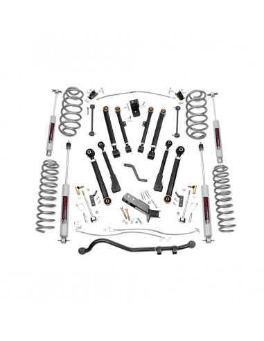 ROUGH COUNTRY 4" ROUGH COUNTRY KIT SUSPENSION X-SERIES JEEP TJ