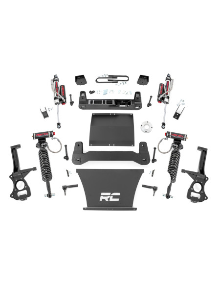 ROUGH COUNTRY Kit de Elevación 6 Pulgadas | Mono Leaf Trasero | Vertex | Chevy Silverado 1500 4x2 (25-26)