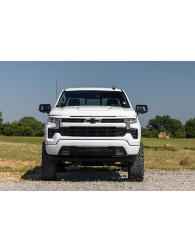 ROUGH COUNTRY Kit de Elevación 6 Pulgadas | Hoja Mono Trasera | Vertex/V2 | Chevy Silverado 1500 (25-26)