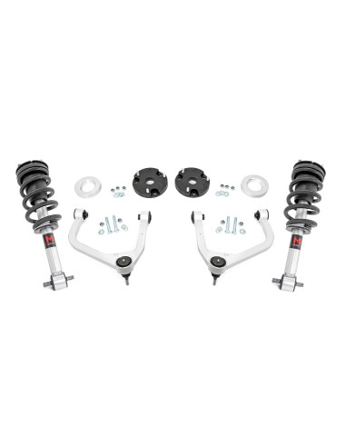 ROUGH COUNTRY Kit de Elevación 3,5" M1 Struts | Chevy/GMC SUV 1500 4x4 (2021-2026)