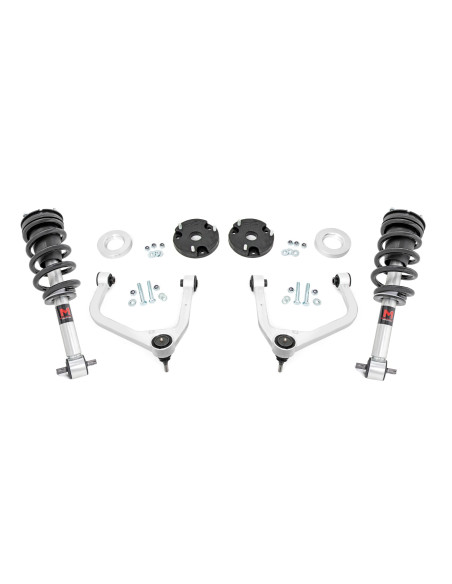 ROUGH COUNTRY Kit de Elevación 3,5" M1 Struts | Chevy/GMC SUV 1500 4x4 (2021-2026)