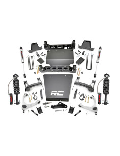 ROUGH COUNTRY Kit de Elevación 7" Acero Estampado LCA | UCA Forjado | Vertex/V2 | Chevy/GMC 1500 (16-18)