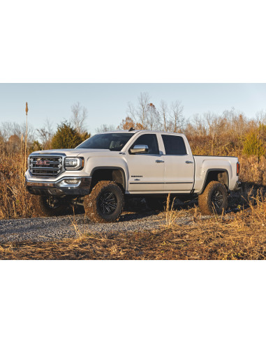 ROUGH COUNTRY Kit de Elevación 7" Acero Estampado LCA | UCA Forjado | Vertex/V2 | Chevy/GMC 1500 (16-18)