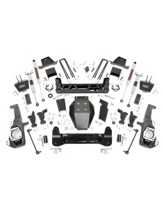 ROUGH COUNTRY Kit de Elevación 7 Pulgadas | Torsion Drop | M1 | Chevy/GMC 2500HD/3500HD (20-26)