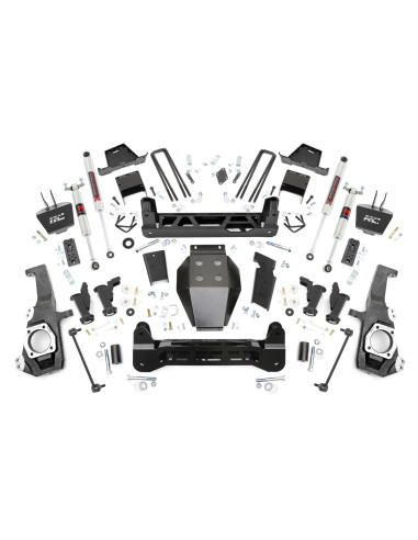 ROUGH COUNTRY Kit de Elevación 7 Pulgadas | Torsion Drop | M1 | Chevy/GMC 2500HD/3500HD (20-26)