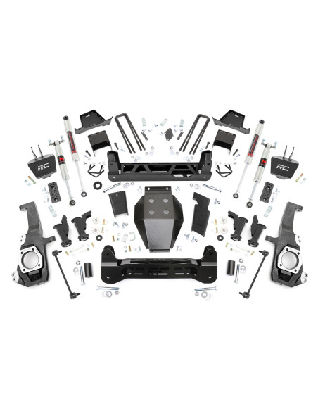 ROUGH COUNTRY Kit de Elevación 7 Pulgadas | Torsion Drop | M1 | Chevy/GMC 2500HD/3500HD (20-26)