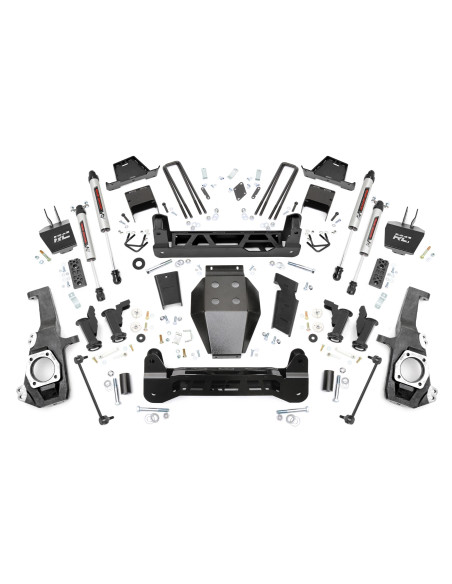 ROUGH COUNTRY Kit de Elevación 7" Torsion Drop V2 | Chevy/GMC 2500HD/3500HD (20-26)