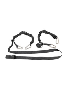 ROUGH COUNTRY Correas Elásticas con Mosquetón | 2,5 cm x 180 cm | Par