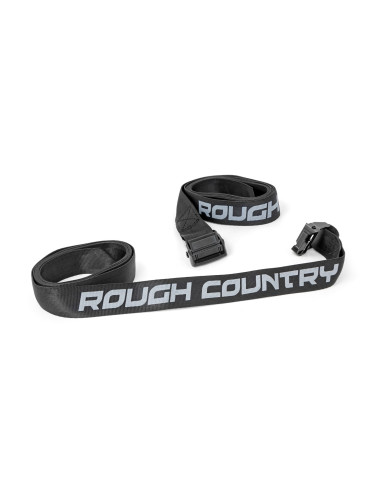 ROUGH COUNTRY Correas de Amarre de Carga | Hebilla Cam | 1,5" x 9' | Par