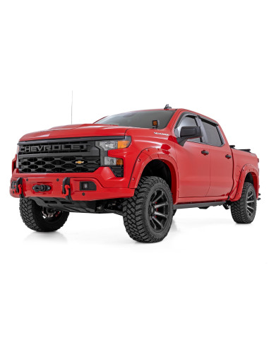 ROUGH COUNTRY Paragolpes FXS Cover G7C Rojo Hot | Chevy Silverado 1500 4x4/4x2 (2023-2026)