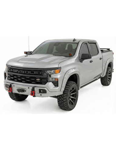 ROUGH COUNTRY Paragolpes FXS GAN Silver Ice Metallic | Chevy Silverado 1500 4x4/4x2 (23-26)