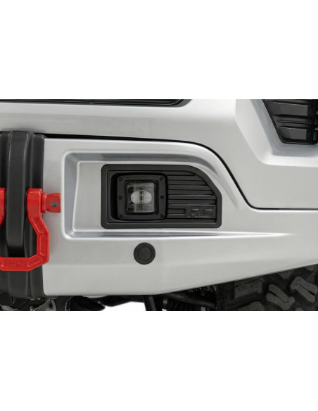 ROUGH COUNTRY Paragolpes FXS GAN Silver Ice Metallic | Chevy Silverado 1500 4x4/4x2 (23-26)