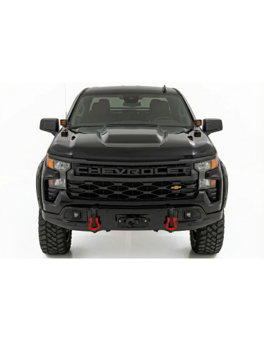 ROUGH COUNTRY Paragolpes FXS GB8 Mosaic Black | Chevy Silverado 1500 4x2/4x4 (2023-2026)
