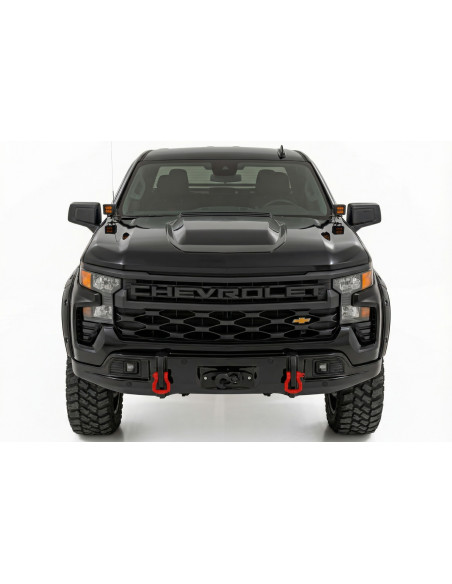 ROUGH COUNTRY Paragolpes FXS GB8 Mosaic Black | Chevy Silverado 1500 4x2/4x4 (2023-2026)