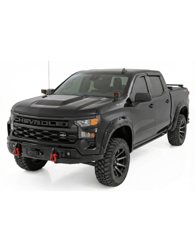 ROUGH COUNTRY Paragolpes FXS GB8 Mosaic Black | Chevy Silverado 1500 4x2/4x4 (2023-2026)