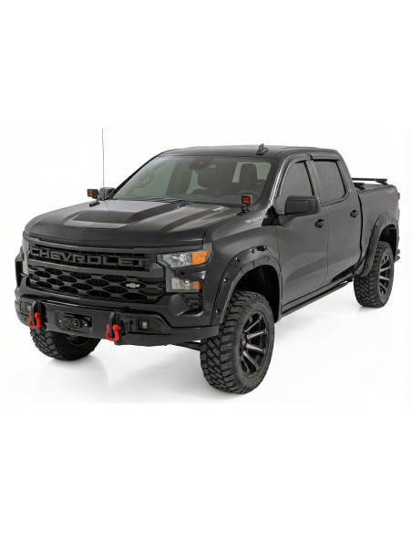 ROUGH COUNTRY Paragolpes FXS GB8 Mosaic Black | Chevy Silverado 1500 4x2/4x4 (2023-2026)