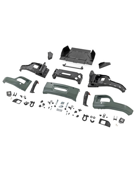 ROUGH COUNTRY Paragolpes FXS GBD Cypress Gray | Chevy Silverado 1500 4x4/4x2 (2023-2026)