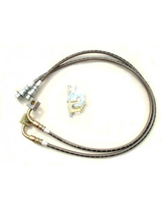 LATIGUILLOS DE FRENOS DELANTEROS INOXIDABLE IRONROCK JEEP WJ