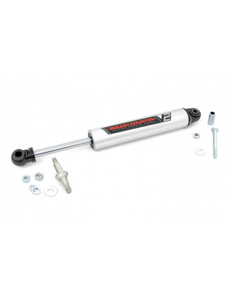 ROUGH COUNTRY Amortiguador de Direccion V2 | Jeep Cherokee | Jeep Grand Cherokee | Jeep Comanche
