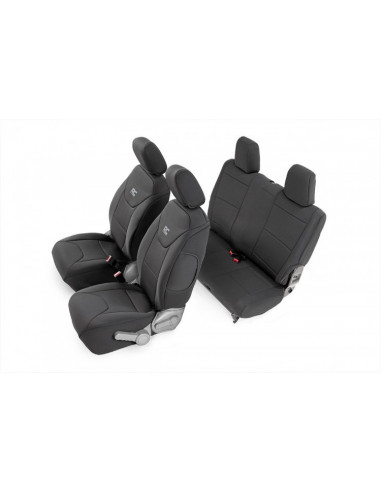 SEAT COVERS FRONT AND REAR JEEP JK 2007-2010