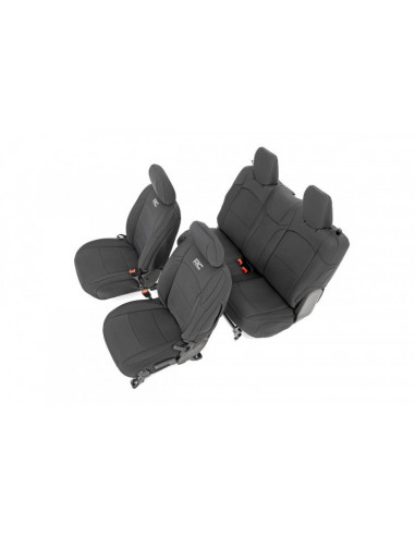 ROUGH COUNTRY Seat Covers Front and Rear | Jeep...