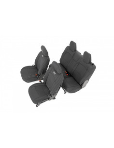 ROUGH COUNTRY Seat Covers Front and Rear with Armrest |...