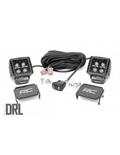 ROUGH COUNTRY 2" PAREJA FOCOS LED BLACK SERIES