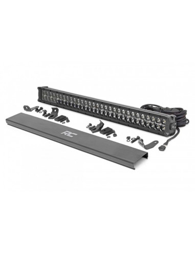 30" BLACK SERIES LED LIGHT DUAL ROW WHITE DRL ROUGH COUNTRY